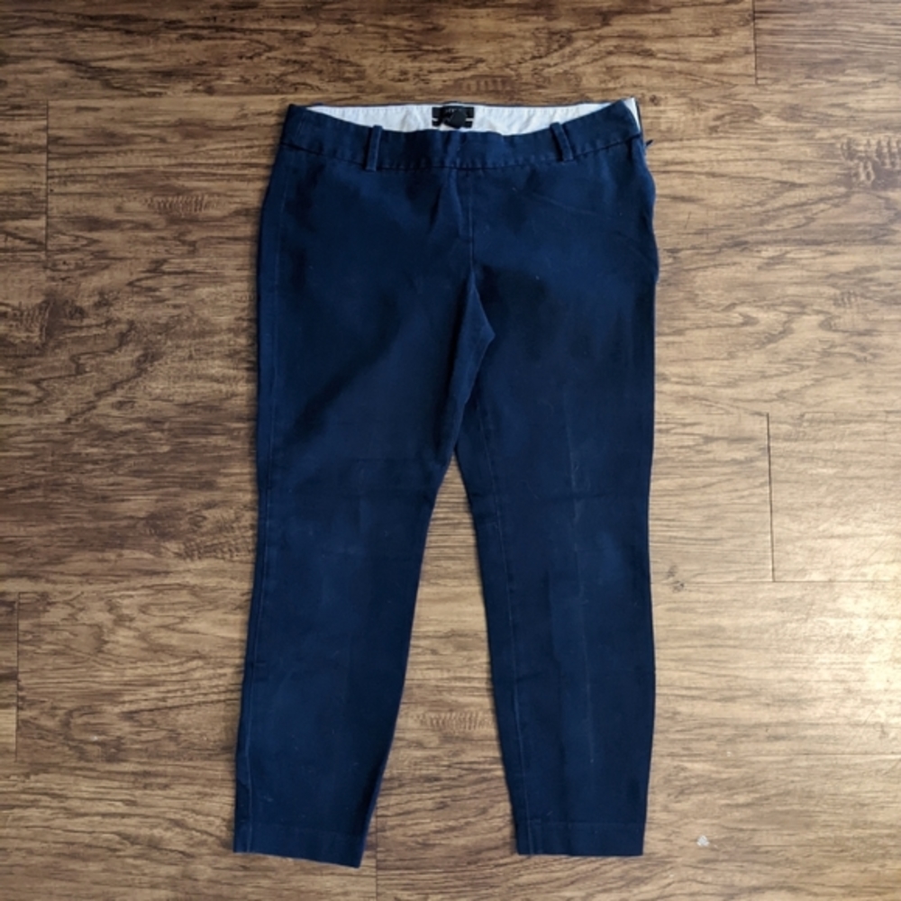 J. Crew Navy Blue "Minnie" Crop Pants